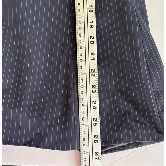 Vintage Jessica McClintock Blue 
Pinstripe Tuxedo Blazer Jacket Size 12 NWT - Picture 15 of 16